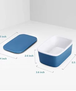 Budget ???? Sweese Porcelain Butter Dish with Lid ???? -Sweese Elegant Shop porcelainbutterdishwithlidsize