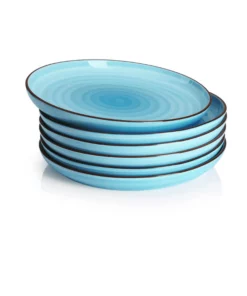 Best Pirce ⭐ Sweese Gradient Porcelain Plates, Set of 6 ???? -Sweese Elegant Shop porcelainplates