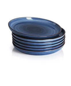Best Pirce ⭐ Sweese Gradient Porcelain Plates, Set of 6 ???? -Sweese Elegant Shop porcelainplates 2