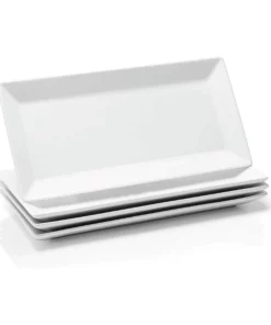 Buy ???? Sweese Stackable Rectangular Platters, Set of 4 ⌛
