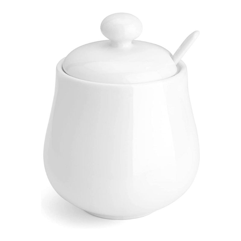 Cheapest ???? Sweese Porcelain Sugar Bowl with Spoon and Lid ???? 2 Cheapest ???? Sweese Porcelain Sugar Bowl with Spoon and Lid ???? - Image 2