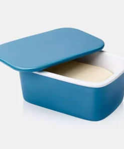 Budget ???? Sweese Porcelain Butter Dish with Lid ???? -Sweese Elegant Shop sweese butter dish steel blue f7a1e566 444c 4163 8381 dd9b813de69e